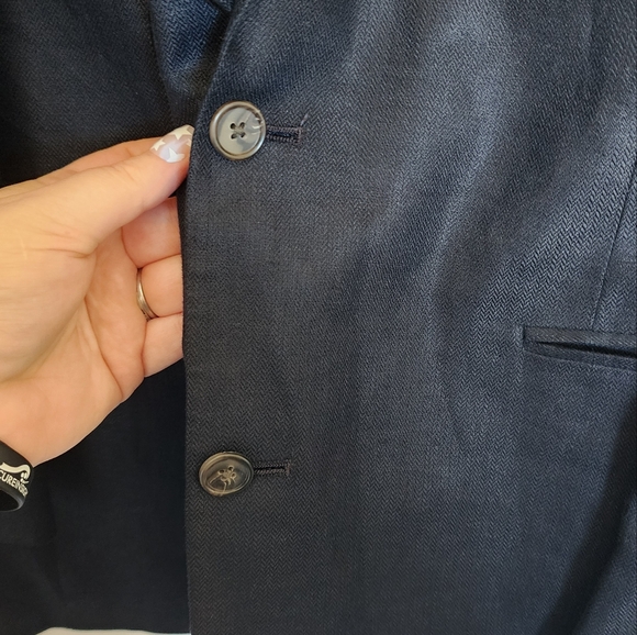 Men's Brooks Brothers Linen Sport Coat Size 43L - Picture 3 of 6